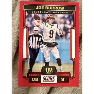 2023 Score - Joe Burrow #196 Red
